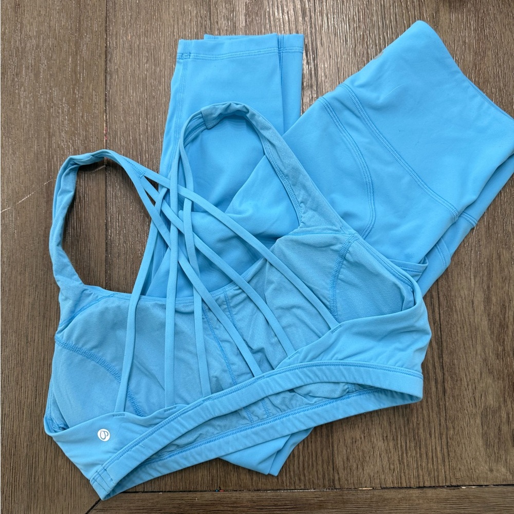 CRZ yoga bra and leggings set